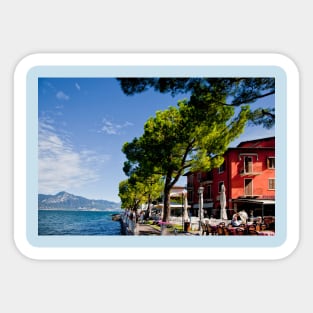 Autumn sunshine on Lake Garda Sticker